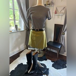 Kate spade black and white stripe tee